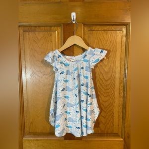 Dot dot smile narwhal and whale dress